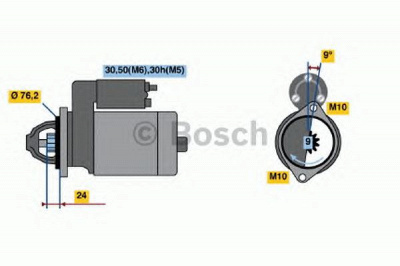 BOSCH 0001110072 -  Стартер