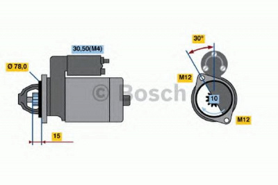 BOSCH 0001110113 -  Стартер
