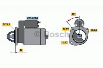 BOSCH 0001112020 -  Стартер