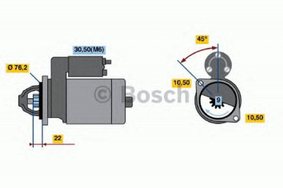 BOSCH 0001115020 -  Стартер