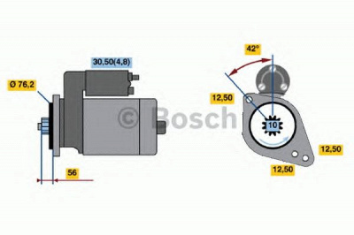 BOSCH 0001123012 -  Стартер