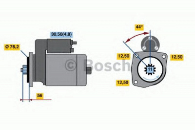 BOSCH 0001123028 -  Стартер