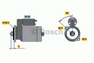 BOSCH 0001124020 -  Стартер
