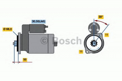 BOSCH 0001124022 -  Стартер