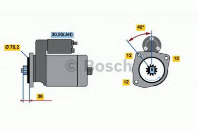 BOSCH 0001125035 -  Стартер