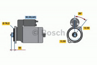 BOSCH 0001125039 -  Стартер