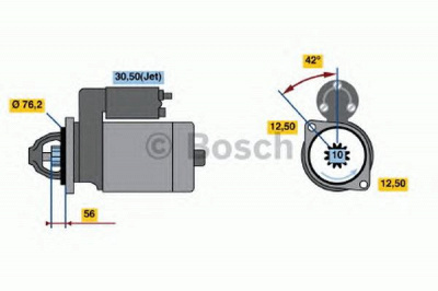 BOSCH 0001125042 -  Стартер