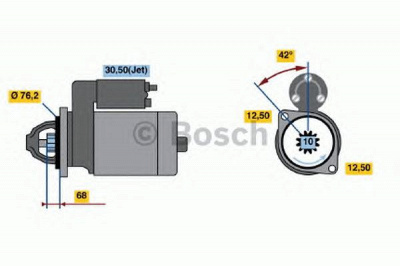 BOSCH 0001125048 -  Стартер
