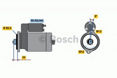 BOSCH 0001125511 -  Стартер