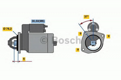BOSCH 0001138009 -  Стартер