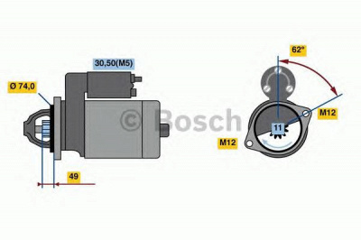 BOSCH 0001138039 -  Стартер