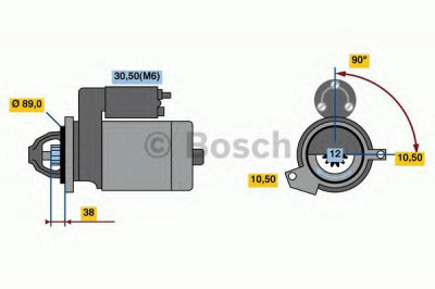 BOSCH 0001139023 -  Стартер