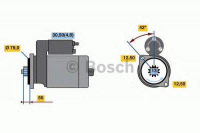 BOSCH 0001142001 -  Стартер