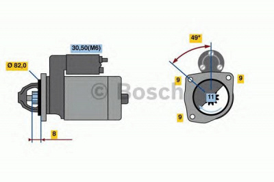 BOSCH 0001148003 -  Стартер