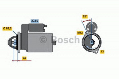 BOSCH 0001208208 -  Стартер