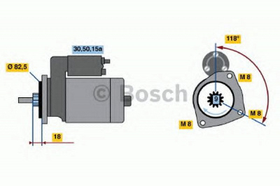 BOSCH 0001208711 -  Стартер