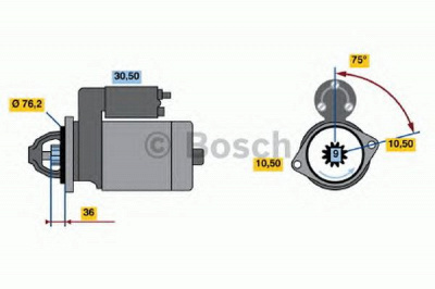 BOSCH 0001212208 -  Стартер