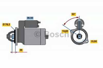 BOSCH 0001212402 -  Стартер
