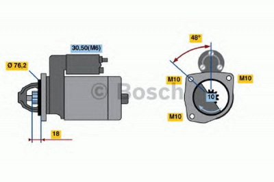 BOSCH 0001218128 -  Стартер