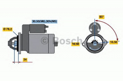 BOSCH 0001218136 -  Стартер