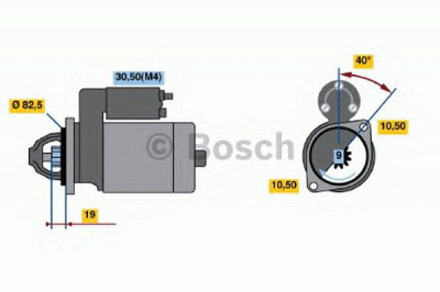 BOSCH 0001218722 -  Стартер