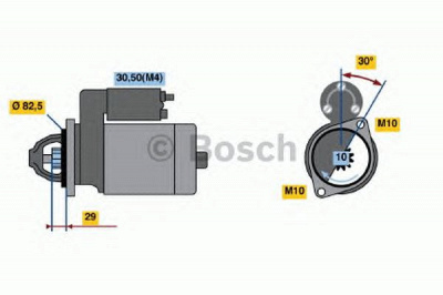 BOSCH 0001219016 -  Стартер