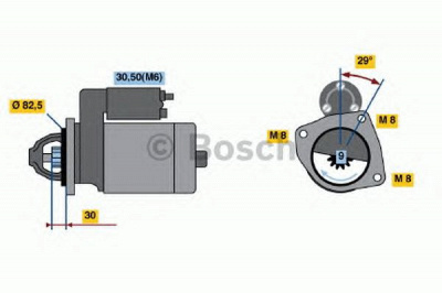 BOSCH 0001223007 -  Стартер