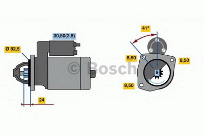 BOSCH 0001223104 -  Стартер