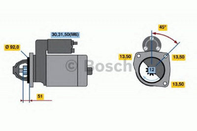 BOSCH 0001231004 -  Стартер