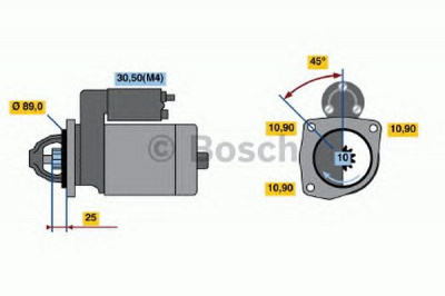 BOSCH 0001231009 -  Стартер