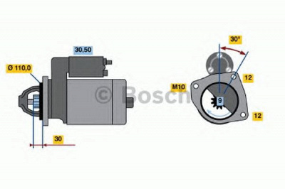 BOSCH 0001362102 -  Стартер