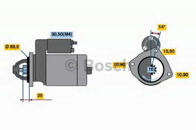 BOSCH 0001368082 -  Стартер