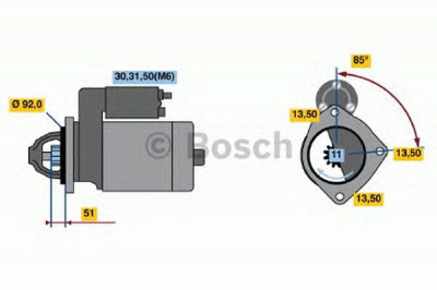 BOSCH 0001372001 -  Стартер