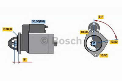 BOSCH 0001372006 -  Стартер