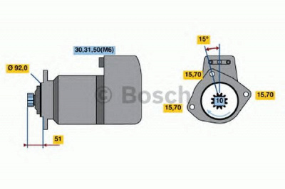 BOSCH 0001416046 -  Стартер