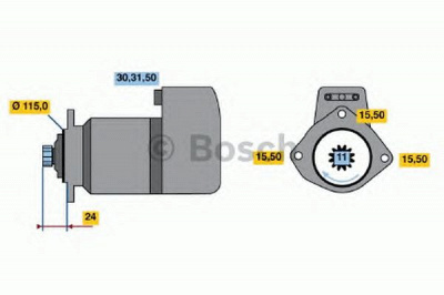 BOSCH 0001417064 -  Стартер