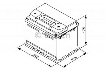BOSCH 0092s30041 -  Батарея аккумуляторная, 12В 53А/ч
