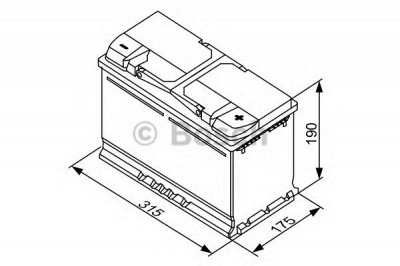 BOSCH 0092s50110 -  Батарея аккумуляторная S5 Silver Plus, 12в 85а/ч