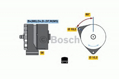 BOSCH 0120450015 -  Генератор