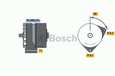 BOSCH 0120468009 -  Генератор