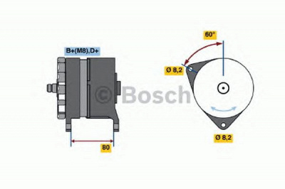 BOSCH 0120468042 -  Генератор
