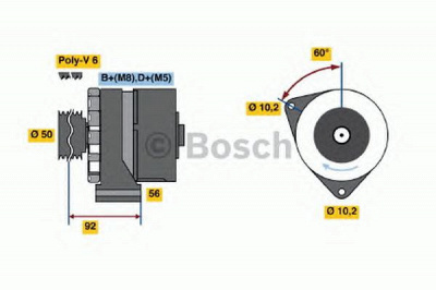 BOSCH 0120468058 -  Генератор
