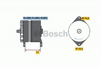 BOSCH 0120468124 -  Генератор