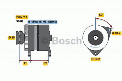 BOSCH 0120468127 -  Генератор