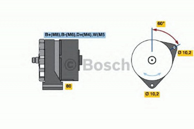 BOSCH 0120468142 -  Генератор