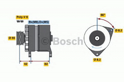 BOSCH 0120469017 -  Генератор