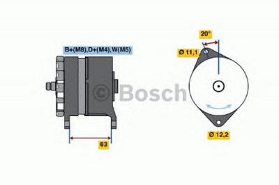 BOSCH 0120469113 -  Генератор