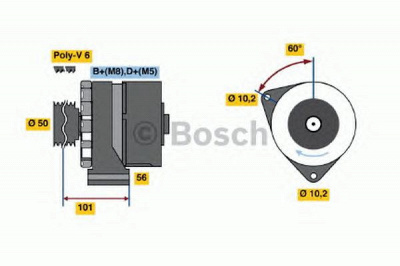 BOSCH 0120469947 -  Генератор