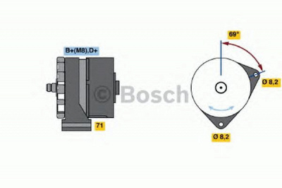 BOSCH 0120469992 -  Генератор