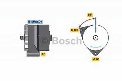 BOSCH 0120488102 -  Генератор